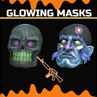 glowing masks