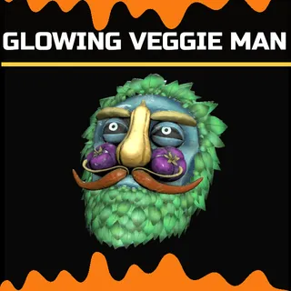glowing veggie man