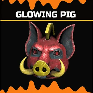 glowing pig