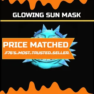 glowing sun mask