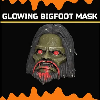 glowing bigfoot mask