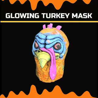 glowing turkey mask