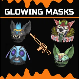 glowing masks
