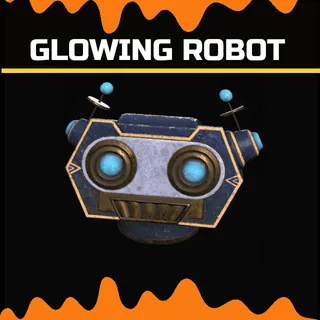 glowing robot