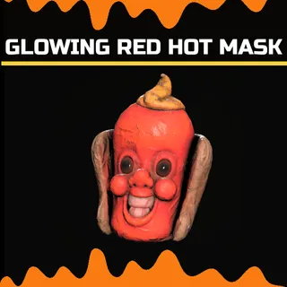 glowing red hot mask