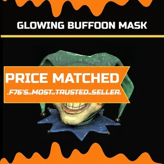 glowing buffoon mask