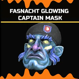 fasnacht glowing captain mask