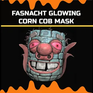 fasnacht glowing corn cob mask