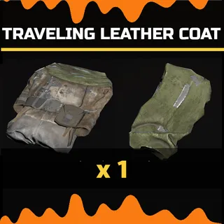 traveling leather coat