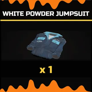 white powder jumpsuit