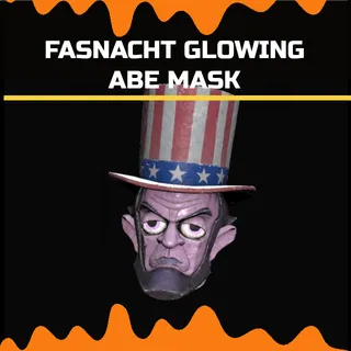 fasnacht glowing abe mask