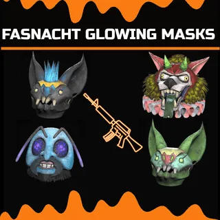fasnacht glowing mask