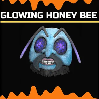 glowing honey bee