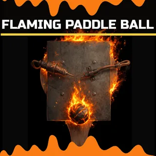 flaming paddle