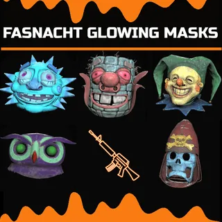 fasnacht glowing mask