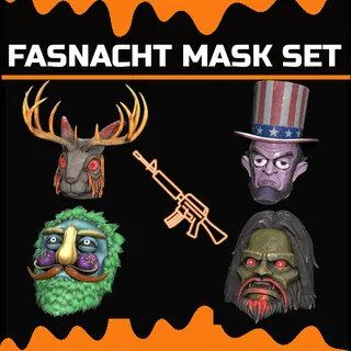fasnacht mask set