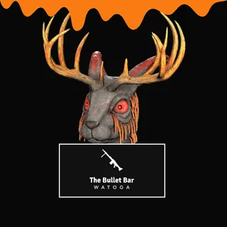 glowing jackalope mask