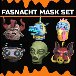 fasnacht mask set