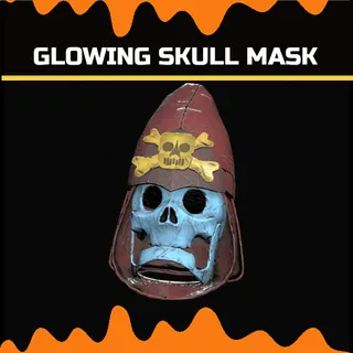 glowing skull mask