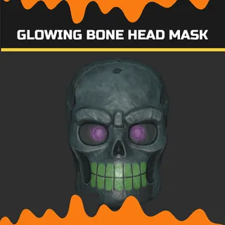 glowing bone head mask