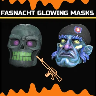 fasnacht glowing mask