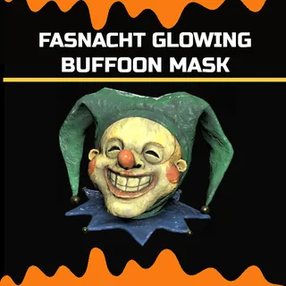 fasnacht glowing buffoon mask