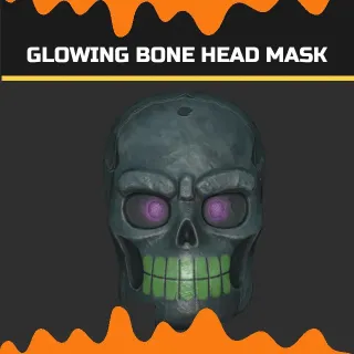 glowing bone head mask