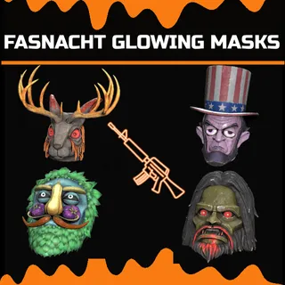 fasnacht glowing mask
