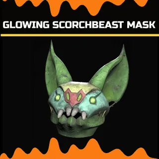 glowing scorchbeast mask