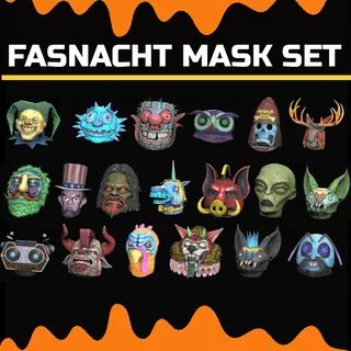 fasnacht mask set