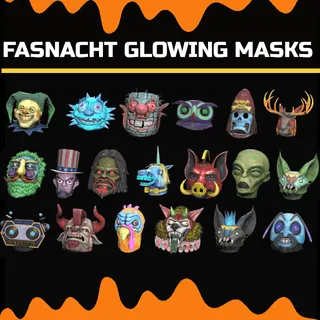 fasnacht glowing mask