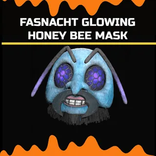 fasnacht glowing honey bee mask