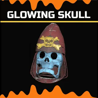 glowing skull