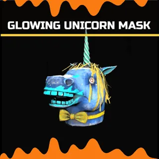 glowing unicorn mask