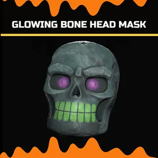 glowing bone head mask