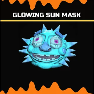 glowing sun mask