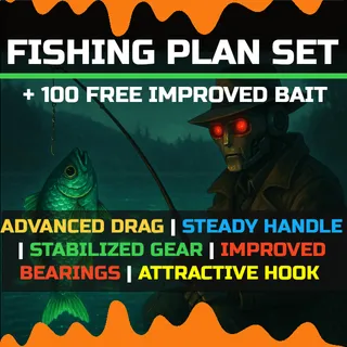 fishing plan set