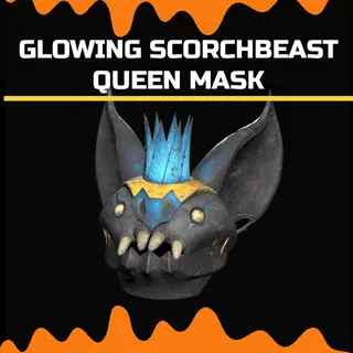 glowing scorchbeast queen mask