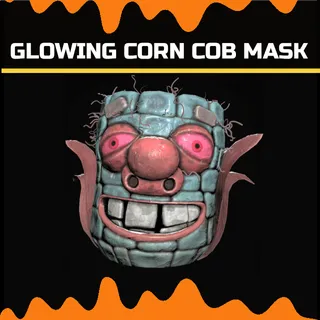 glowing corn cob mask