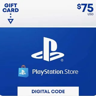 $ 75.00 USD PlayStation Store