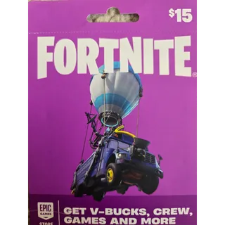 $15.00 USD Epic Games Store Gift Card (Fortnite)