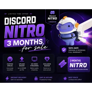 Discord Nitro 3 months