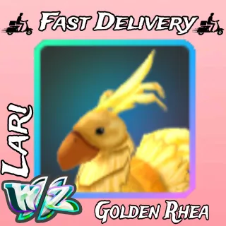 World Zero Golden Rhea Mount