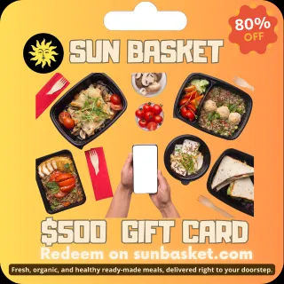 $500 SUNBASKET GIFT CARD