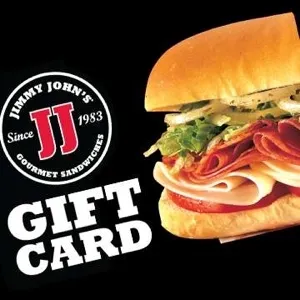 $10.00 Jimmy John's giftcard