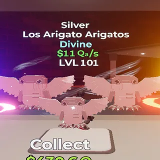 Los Arigato Arigatos Silver - GO UP FOR BRAINROTS