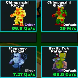 X4 brainrots bundle - GO UP FOR BRAINROTS