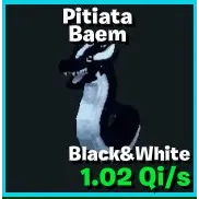 Black & White Pitiata Baem - GO UP FOR BRAINROTS