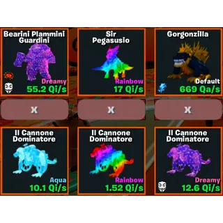6x Ascended - GO UP FOR BRAINROT 