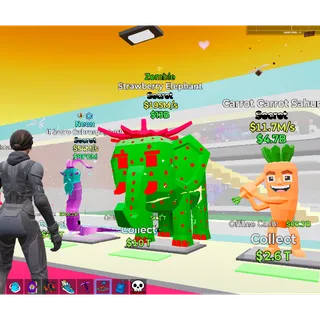 Strawberry elephant ZOMBIE  - Fortnite Steal The Brainrot